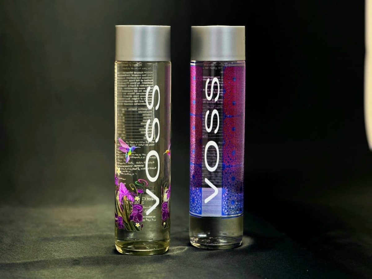 Co-branded printed water bottle