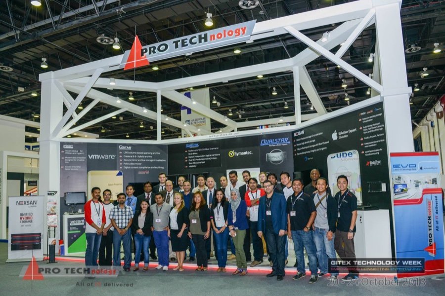 PRO TECHnology team at a regional exhibition