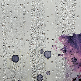 Detail of UV ink printed onto a textured interior wall surface