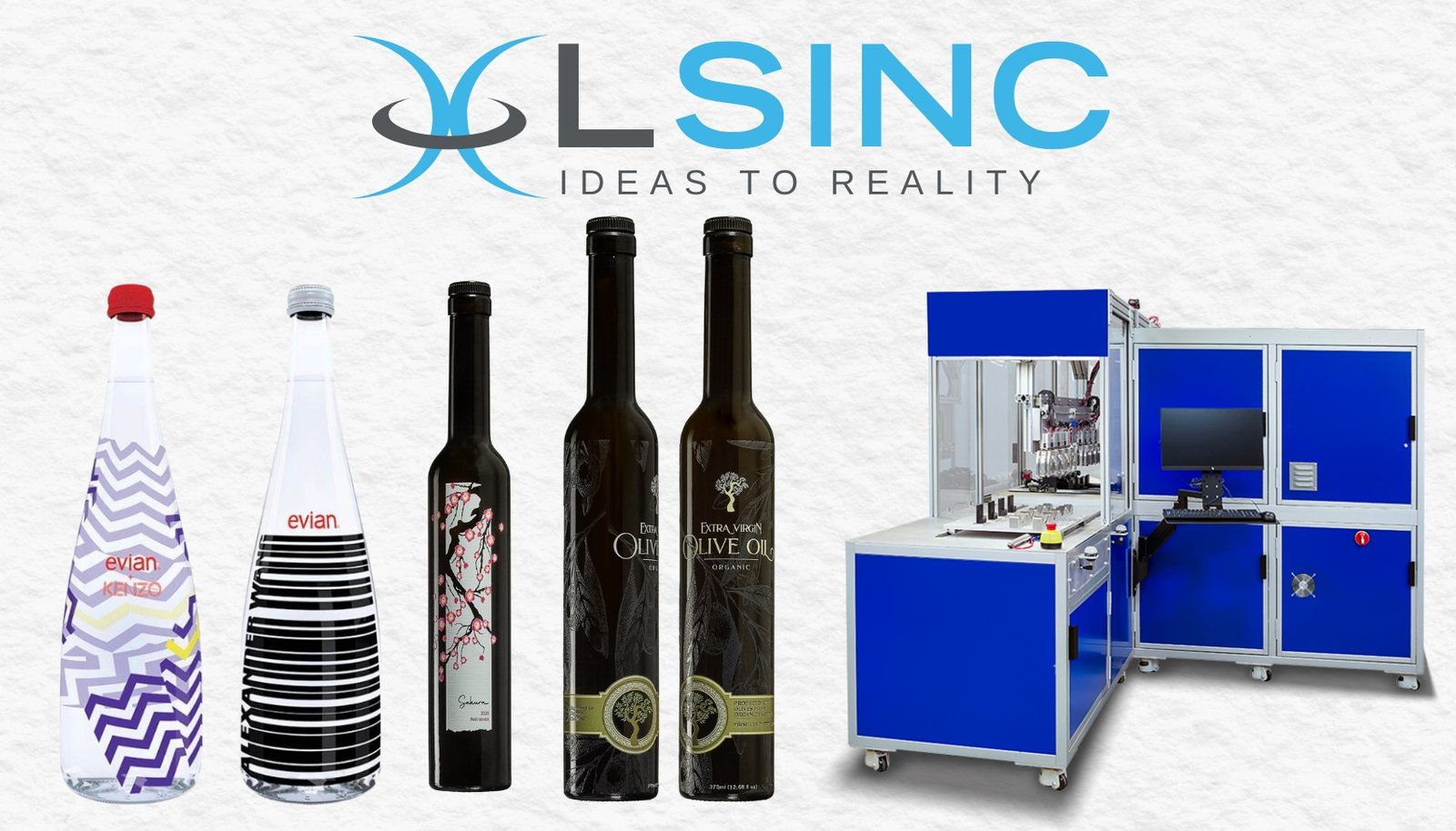 LSINC cylindrical UV printing