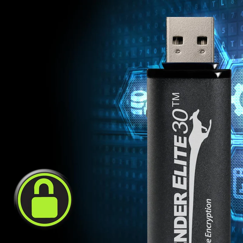 Kanguru Defender Elite30 encrypted USB drives