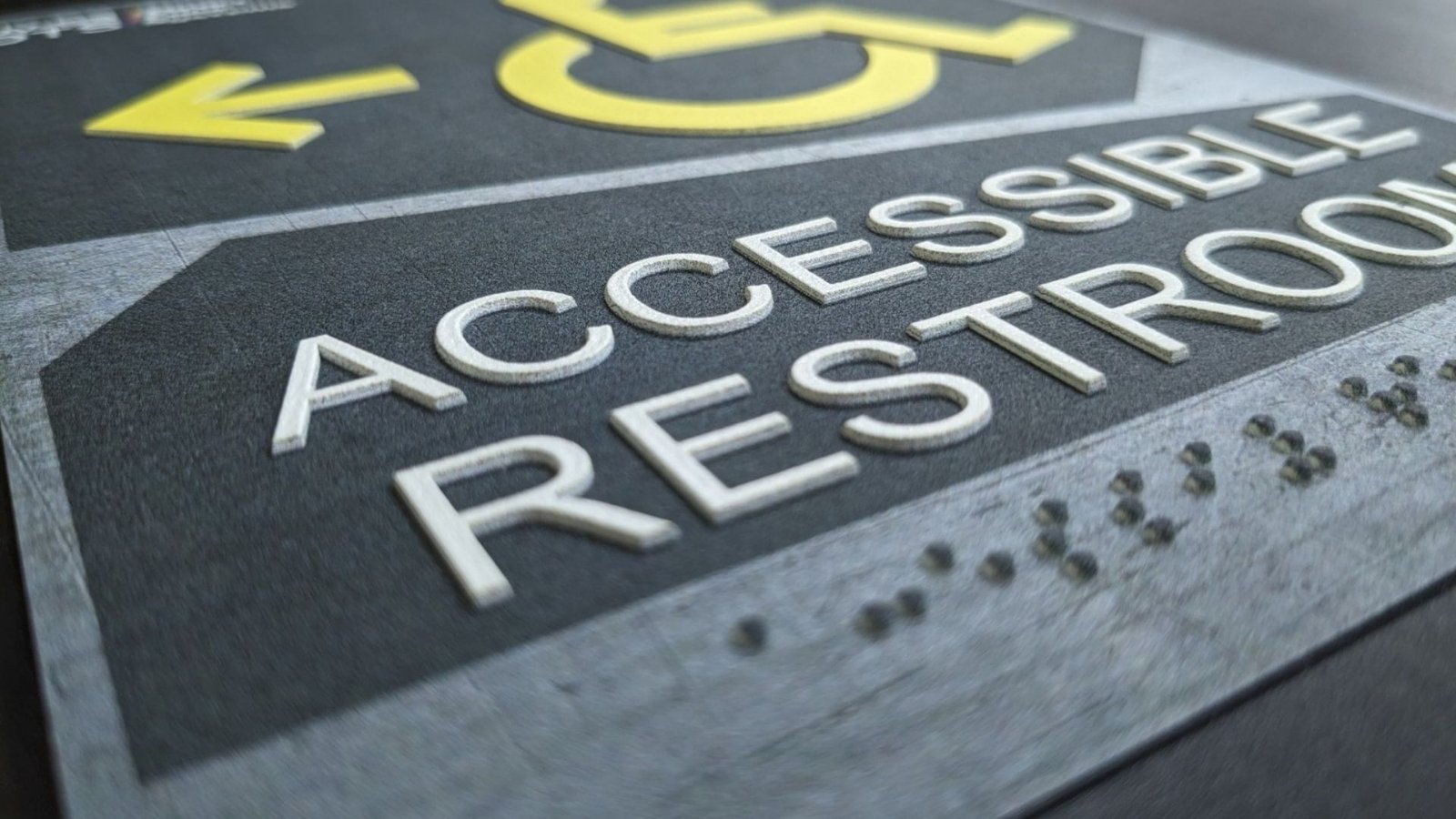 Accessible signage and Braille printing by PRO TECHnology for inclusive environments