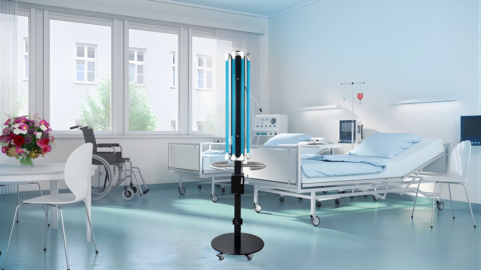 Dinies UV-C air sterilization