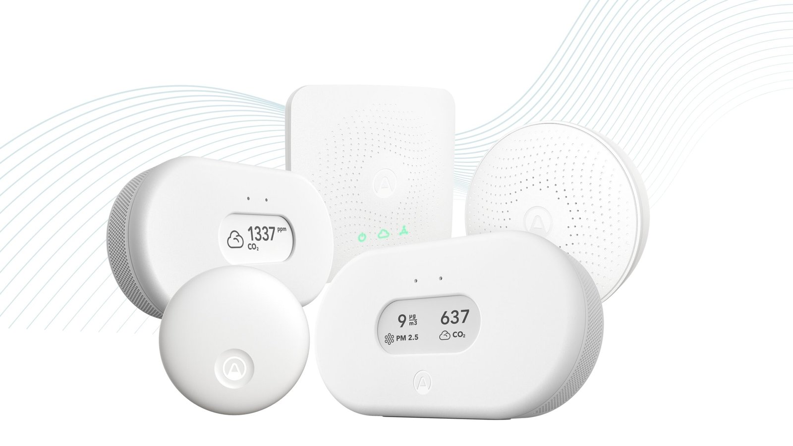 Airthings smart air quality monitor
