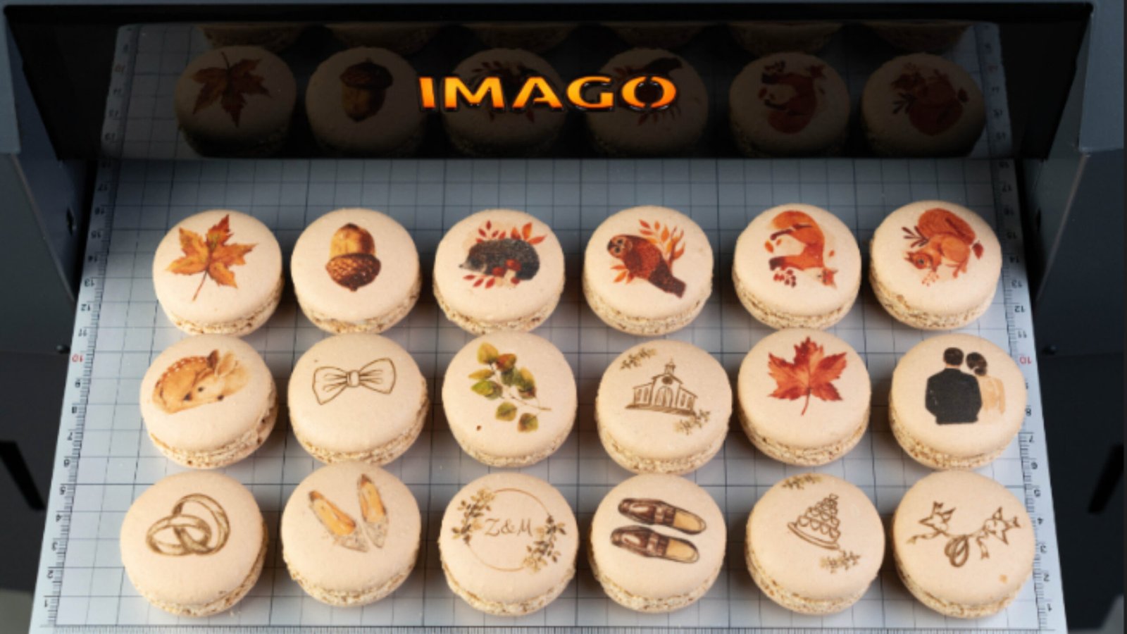 Large printed cake with photographic edible artwork