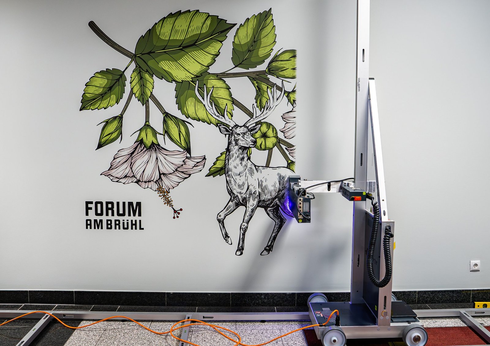 Wall printing Dubai UAE mural printing PRO TECHnology