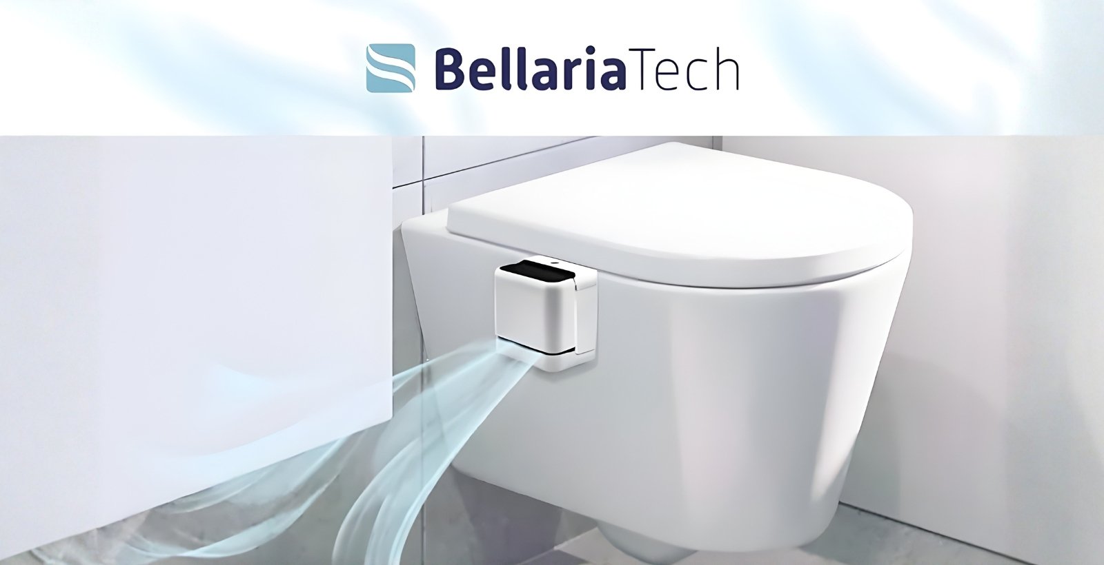 Bellaria AirCube 3.0 on a toilet