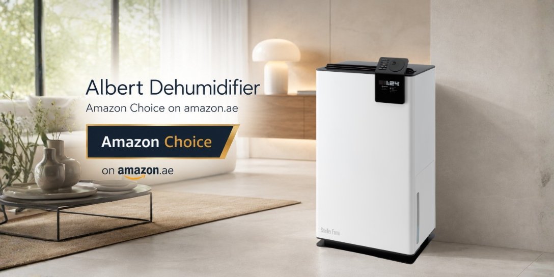 Stadler Form Albert Dehumidifier Earns the Amazon Choice Badge for Dehumidifiers in the UAE