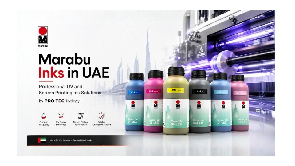 Marabu Inks in UAE: Professional UV and Screen Printing Ink Solutions by PRO TECHnology